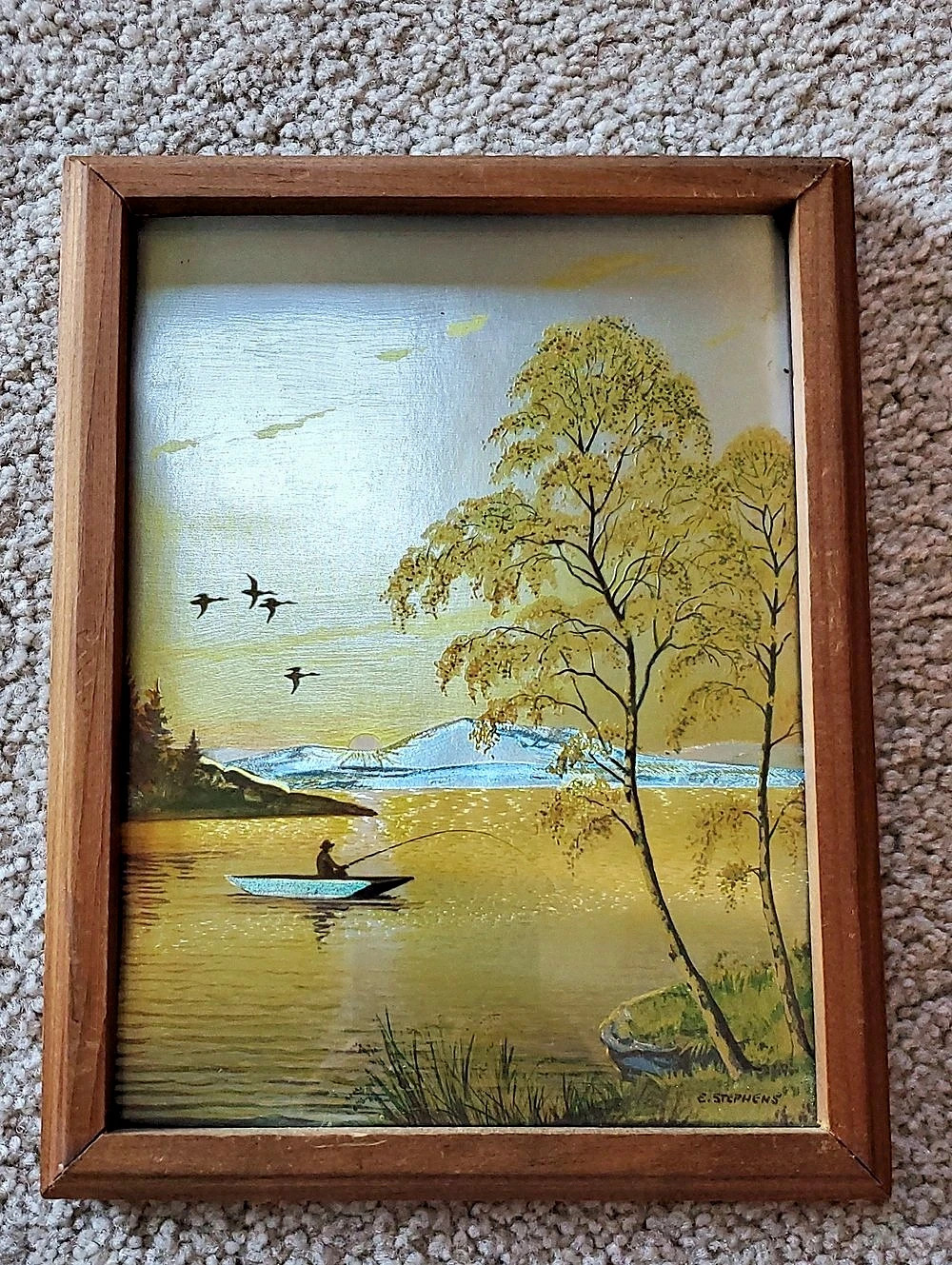 Vintage foil print by E. Stephens